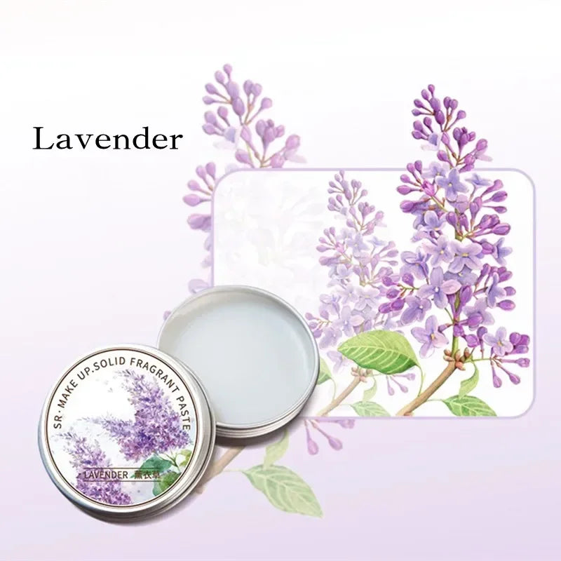 Long Lasting Scent for Romantic Souls For Dating Ladies Solid Perfume Exquisite Floral Solid Balm Magnolia Orchid Gardenia