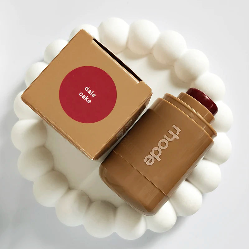 Popular Cosmetics Brand Rhode Pocket Blusher Stick Smooth Easy Apply Portable Lip Cheek Dual-use Rouge Cream Makeup Bubble Bag