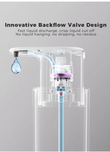 480ml Kitchen Soap Dispenser Automatic Sensor Hand Sanitizer Machine Intelligent Electric Body Wash Soap Dispenser 304 Stainl