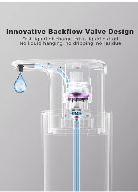 480ml Kitchen Soap Dispenser Automatic Sensor Hand Sanitizer Machine Intelligent Electric Body Wash Soap Dispenser 304 Stainl