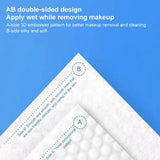 1 Set Disposable Pearl Pattern Makeup Cotton Wipes Soft Remover Pads Facial Cleaning Cosmetic Cotton Pads