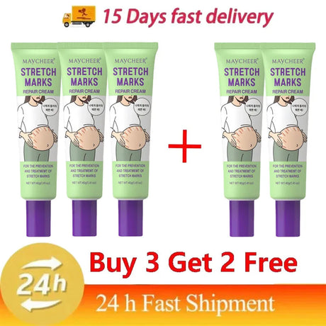 Stretch Marks Repair Cream Fade Lines Improve Duliness Tightness Long-lasting Moisturizing Smooth Enhance Elasticity Body Care