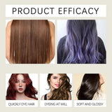 Hair Dye Coloring Shampoo 3 in 1 Instant Hair Dye Shampoo Nourish Long Lasting Color Dye For Women &Men Gray Hair Coverage 200ML