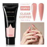 LIMEGIRL 25Colors Poly Extension Nail Gel For Nails Art Acrylic Manicure Design UV Varnishes Semi Permanent Quick Extension Gel