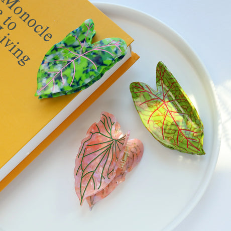 2025 NEW Original Plant Series Leaves Hair Claw Acetate Claw Clips Summer Trendy Hair Clips INS Hair Accessories for Women Girls