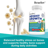 Natural Height Growth Capsules for Kids, Teens and Adults Zinc and Calcium Increase Peak Height Supplement Bone Strength