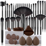 32Pc Makeup Brush Set Cosmetic Tools for Powder Eye Shadow Foundation Blush Blending Beauty Makeup Brush Kit for Makeup Starters