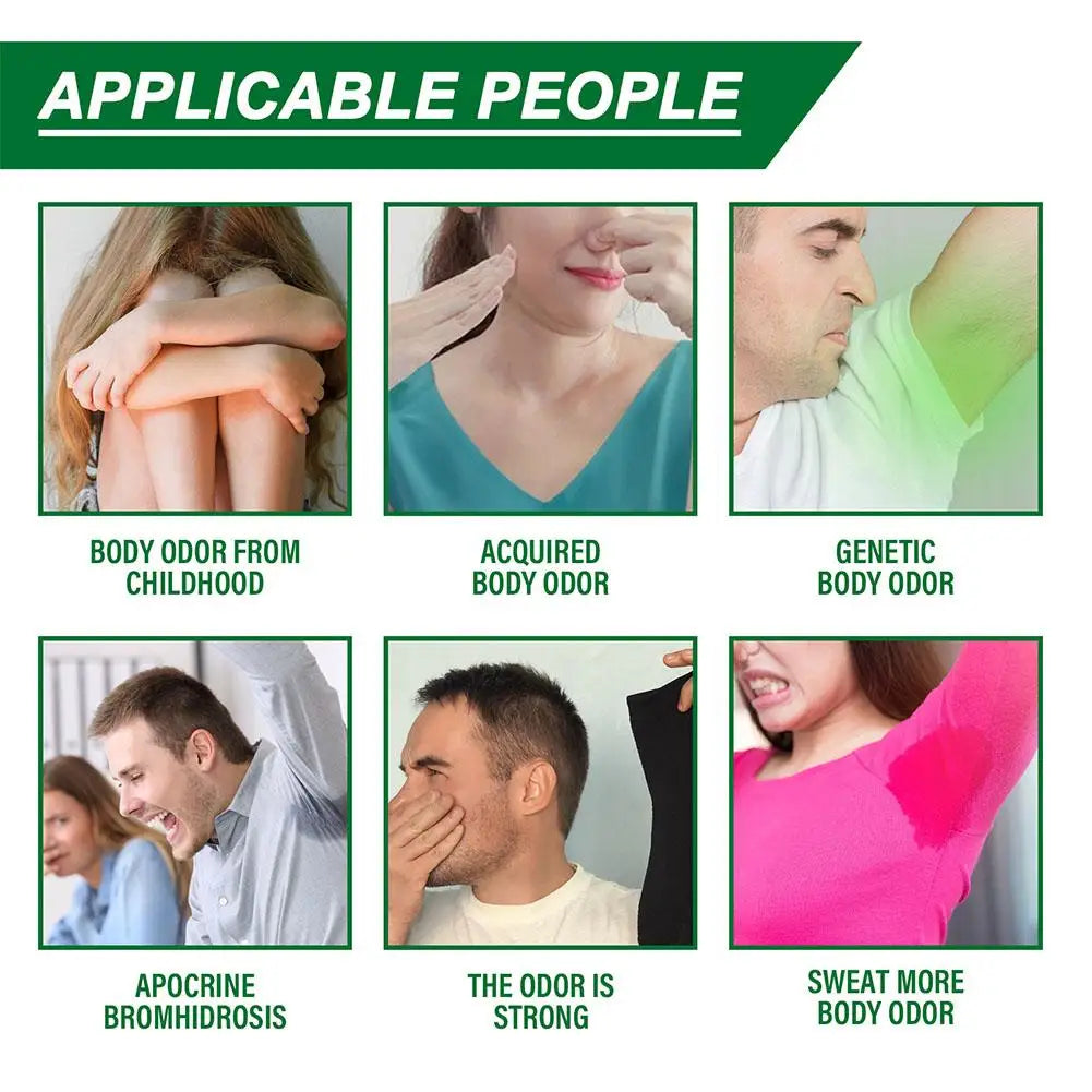 Armpit Odor Removal Cream Underarm Bad Smell Removal For Man And Woman Body Refreshing Lasting Aroma Skin Care Cream