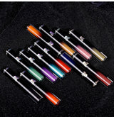 Matte Vampire Black Purple Lipstick Waterproof Long Lasting Lip Gloss Halloween Christmas Moisturizing Pigmented Lip Makeup