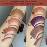 JUJU Dream Matte Velvet Gradient Lip Liner - Smooth Application For Elegant Lips, Long-Lasting Lip Pencil, Lip Lipstick Makeup