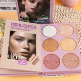 Eye Shadow Palette Five-page Flipbook Matte Pearlescent Lasting Non-smudge Multi-function Blush Contouring Highlighter Makeup