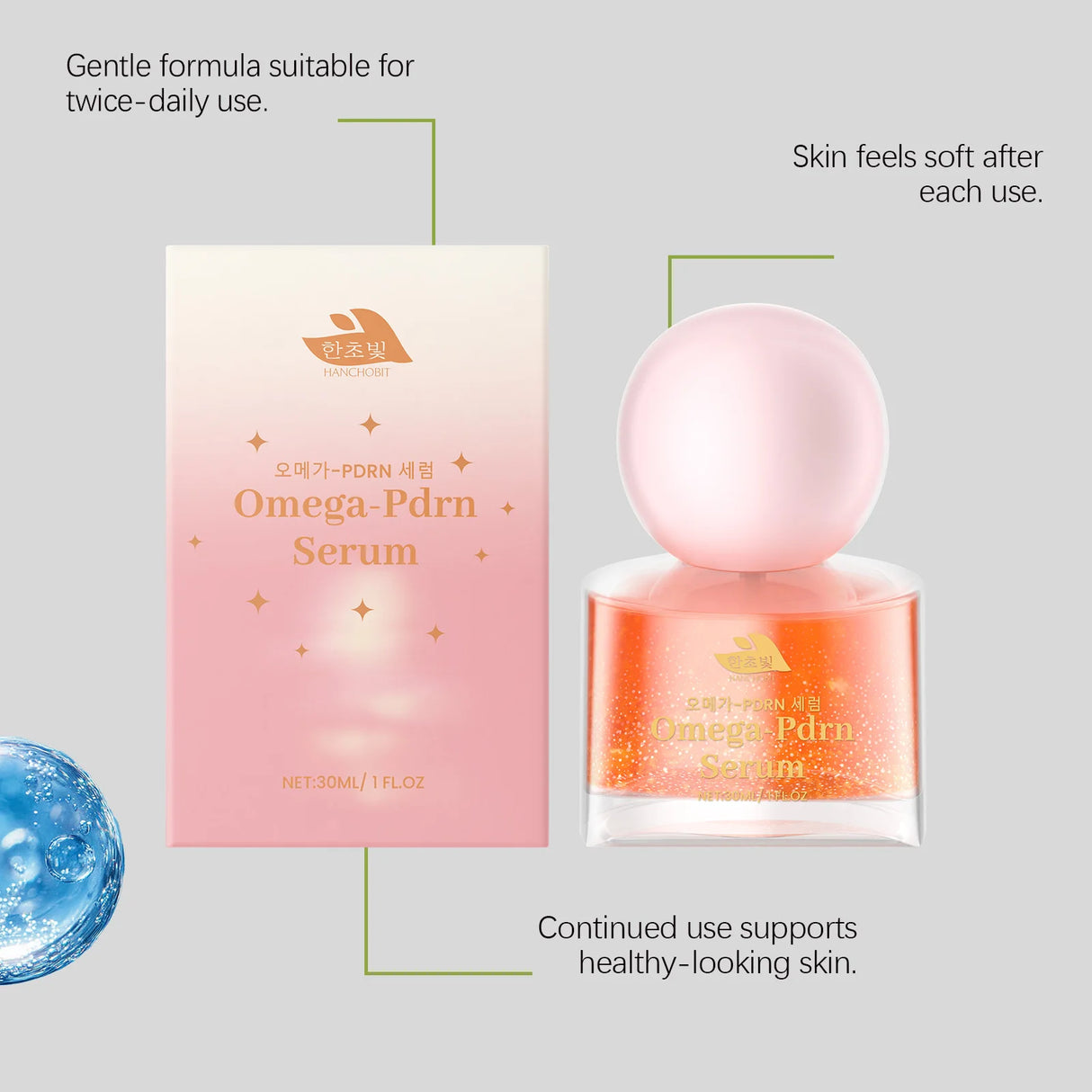 Korean Skincare PDRN Peptide Serum – Salmon DNA Niacinamide Hyaluronic Acid Beauty Peptide Hydrating & Anti-Oxidant Face Essence
