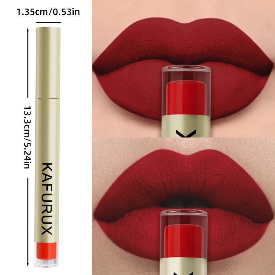 20 Colors Dark Brown Nude Liquid Lipsticks Waterproof Velvet Matte Lip Gloss Long Lasting Lip Glaze Beauty Red Lip Tint Makeup