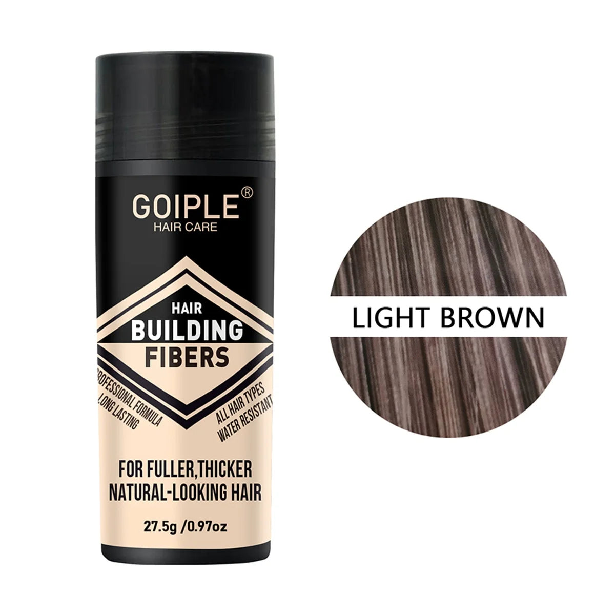 GOIPLE Hair Fiber Hold Spray Instant Volumizing Product Hair Building Fibers Powder Hairstyle Thickening Spray for Men and Women