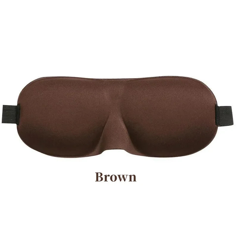 Comfortable Lightweight Eye Cover Soft 3D Contoured Sleeping Mask Breathable Eye Shade for Men and Women Night Travel Rest Aid