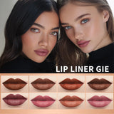 Waterproof Lip Liner Stain Lip Lingerie Long Lasting 8 Colors Transfer Proof Smudge Resistant Color No Bleed Formula  Cosmetics