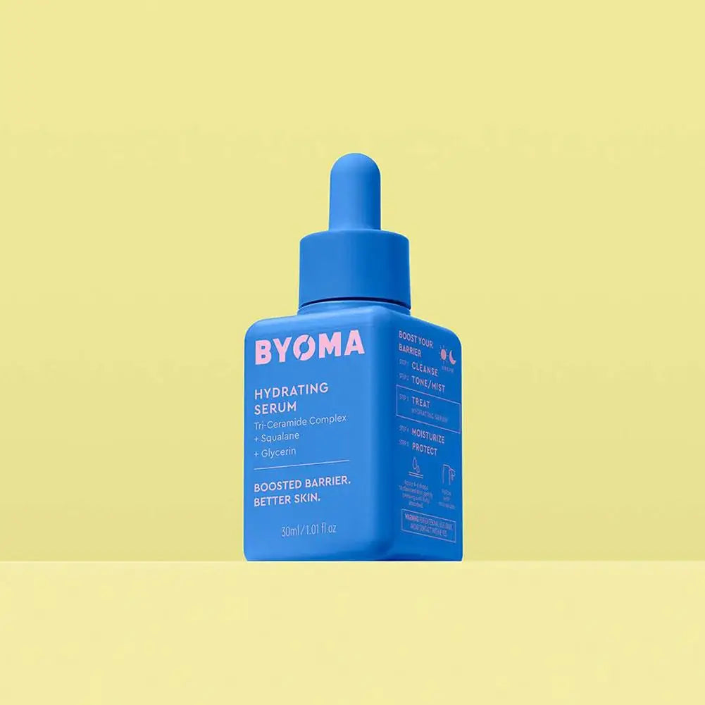 BYOMA Phyto-Mucin Glow Serum Luxury Facial Oil Deeply Hydrates And Repairs The Skin Barrier Tri-Ceramide Complex Peptides
