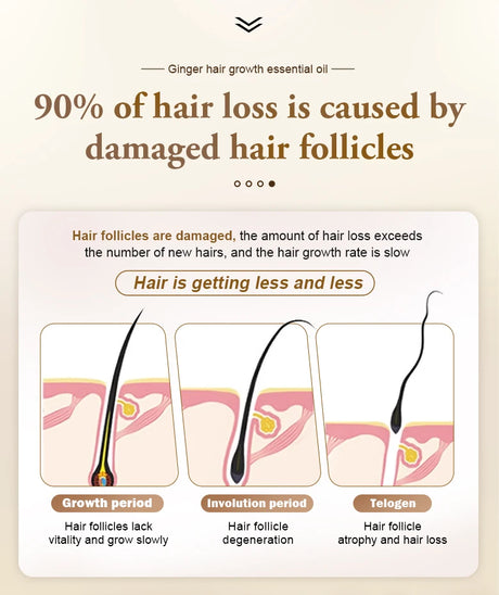 PURC Hair Shampoo Conditioner Hair Growth Oil Sets Smoothing Hair Loss Treatment Repair Damamged Nourish Hair Care Products