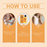 Shea Butter Body Oil Lightweight Fast Absorbing for Dry Rough Skin Soft Improve Dry Skin Body Massage Moisturizing Essential Oil