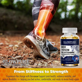 Bee Venom Extract Glucosamine & Turmeric Capsules for Joint & Muscle Health, Enhanced Mobility, Flexibility, Comfort Supplement