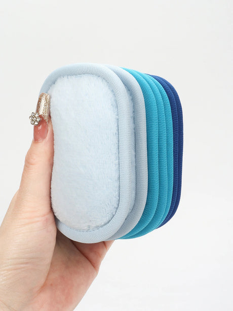 810 Makeup Remover Wipes Gradient 7Pcs, Machine Washable, Reusable Makeup Remover Tools for All Skin Types