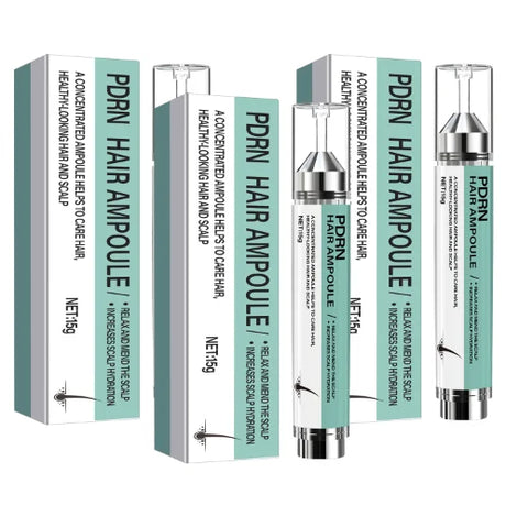Hair Ampoule with Keratin & Biotin, Deeply Moisturizes & Repairs Hair, Increases Scalp Hydration for Healthy-Looking Hair.