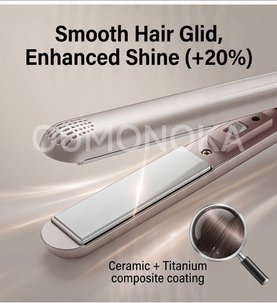 3 in 1 Hair Iron High Quality flat iron Straightening hot comb mini professional hair straightener & Curling Iron Styling Tools