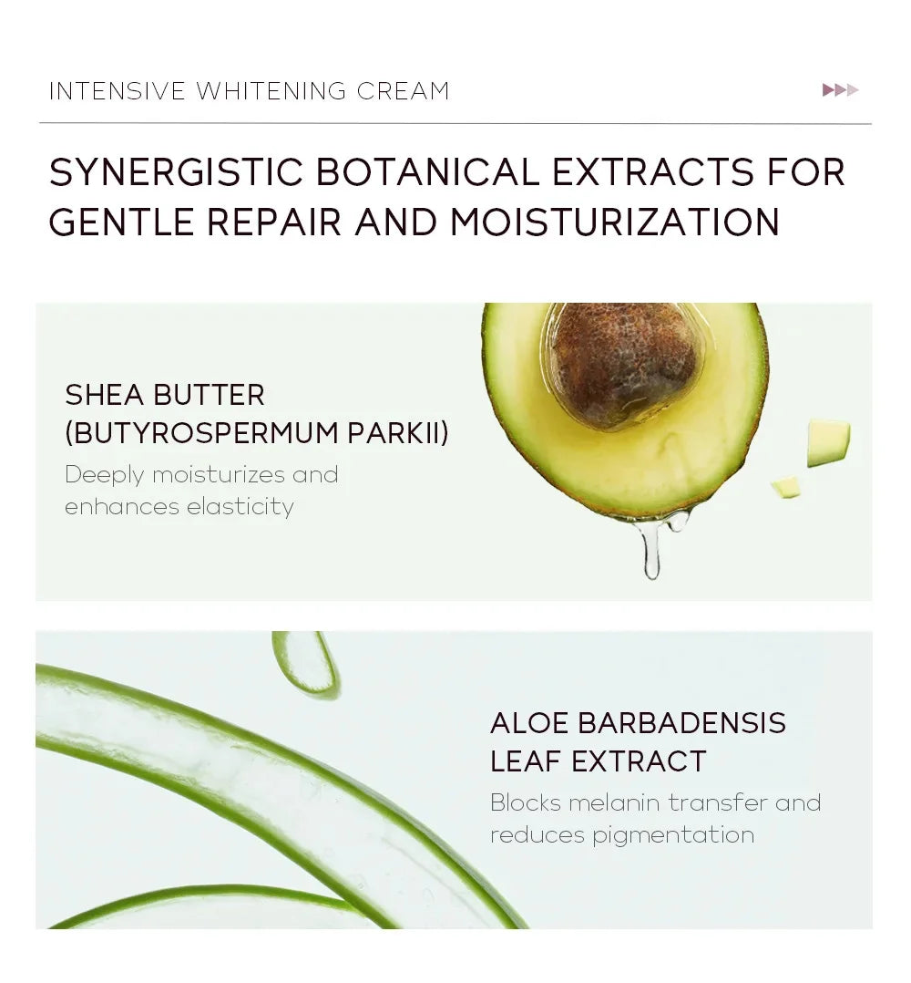 Whitening Cream For Dark Skin Underarm Bleaching Armpit Lightening And Intimate Area Woman Moisturizer Korean Skin Care Products