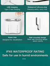 Double-Head Touchless Foam/Gel Infrared Induction Electric Automatic Senor Soap Dispenser Wall-Mounted Hand Washing Pump Machine
