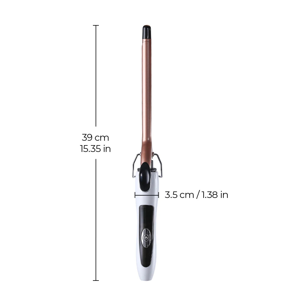 Euro-standard 0.51-inch ultra-fine curling iron, constant temperature hair protection, suitable for curly hair styling, unisex