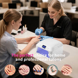71 LEDs UV Nail Lamp Large Space Nail Dryer with Hand Pillow Smart Sensor 72 W Professional UV Lamp For Nails Manicure Pedicure