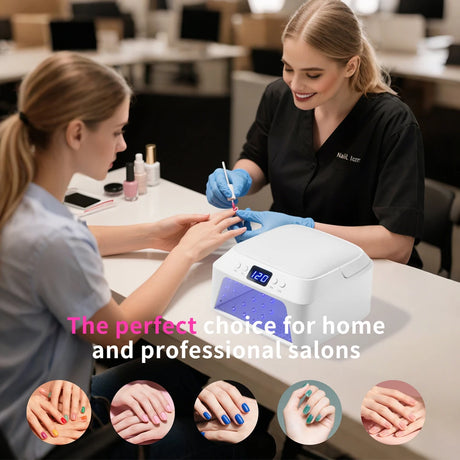 71 LEDs UV Nail Lamp Large Space Nail Dryer with Hand Pillow Smart Sensor 72 W Professional UV Lamp For Nails Manicure Pedicure