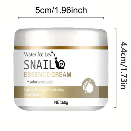 Snail Mucus Moisturizing Cream - Day and Night Cream, Containing Niacinamide, Hyaluronic Acid, and Vitamin E, Suitable for All Skin Types - Firming, Lifting, and Smoothing Skin Care, Suitable for Winter and Autumn Use