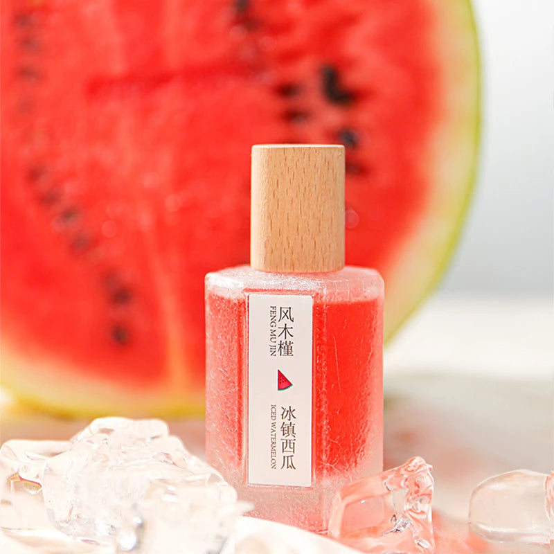 Peach Watermelon Perfume Natural Fresh Fruity Scent Charm Fragrance Women's Date Vibrant Perfume Body Spray Eau De Toilette