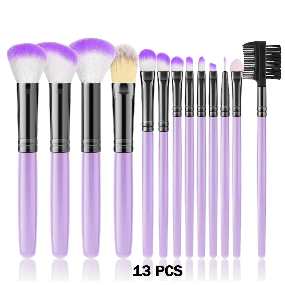 10-32PCS Makeup Brush Set Soft Fluffy Powder Foundation Contour Blush Concealer Eye Shadow Blending Makeup Kit Women Beauty Tool