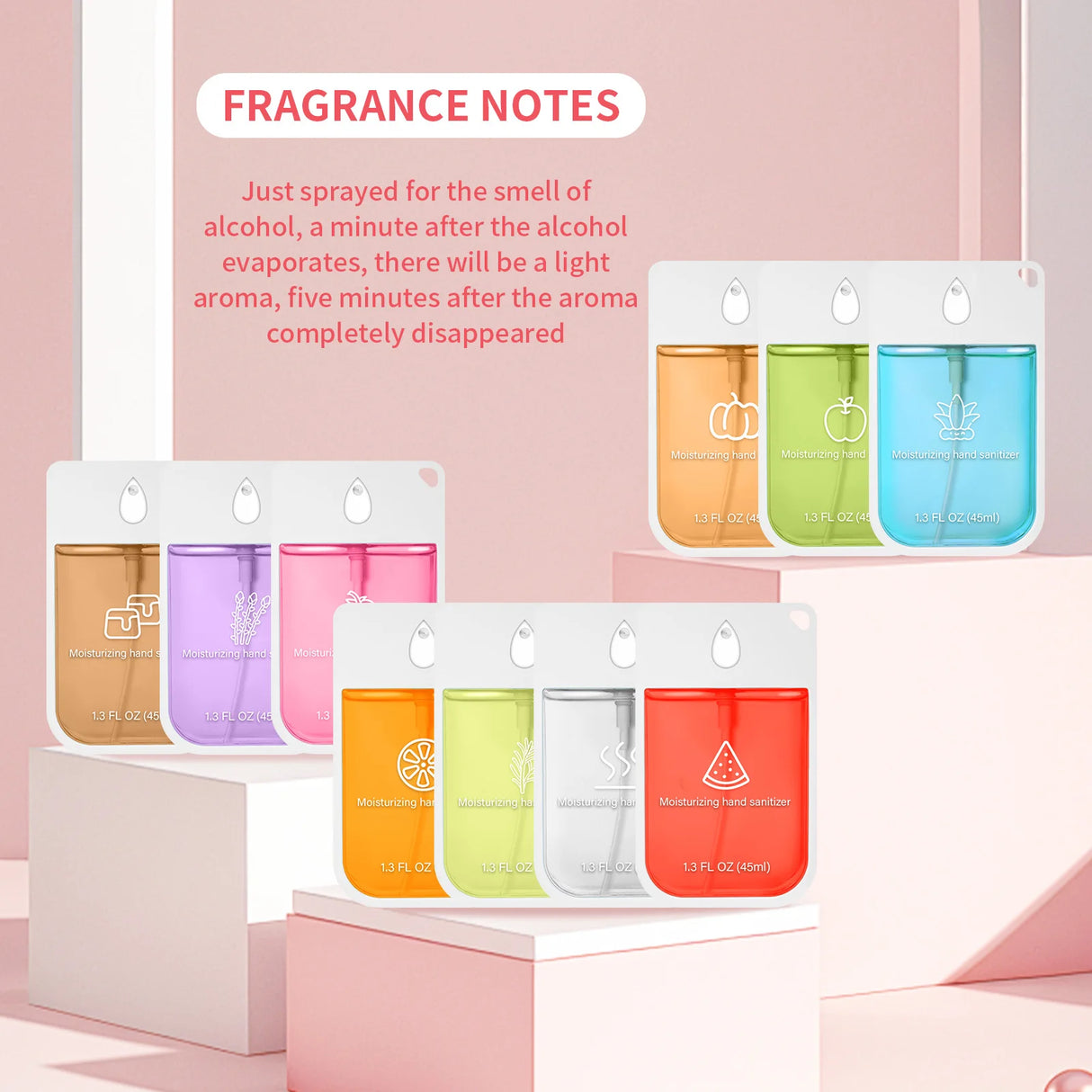 Powerful Spray Portable Safe Reliable Cleaning Hands Moisturizing Hand Washing Spray Nourishing Sanitizer Spray 45/38ml
