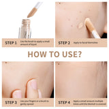 Dark Circles Acne Marks Cover Matte Face Concealer Brighten Skin Tone Repair Makeup Cosmetic for Women Daily