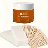 Viilife Depilatory Wax Hair Removal Sugaring Cold Sugar 60g Kit Natural Painless For Arm Leg Facial Underarm