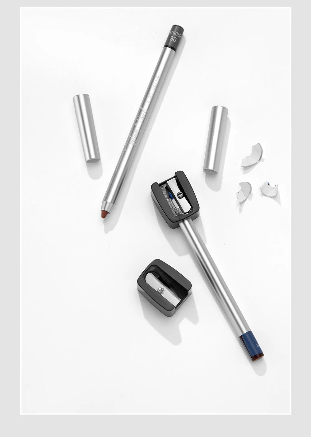 ART VALUE Creamy Texture Matte Eyeliner Pencil Easy Coloring Sweat Proof Eyeshadow Pencil Long Lasting Shimmer Eyeliner Makeup