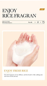 Rice Original Essence Deep Cleaning, Moisturizing Nourishing Facial Cleansing Soap Refreshing Oil Control Facial Wash Hand Soap