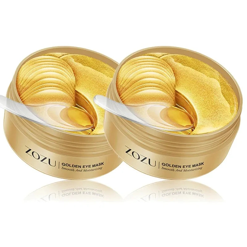 60pcs/120pcs Avocado Golden Collagen Eye Mask Anti Dark Circles Removal Eye Bags Moisturizing Firming Eye Patches Skin Care