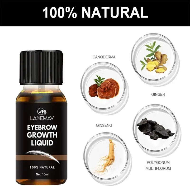 Fast Eyebrow Growth Serum Eyelash Hair Growth Anti Hairs Loss Product Prevent Baldness Fuller Thicker Lengthening Eyebrow Makeup