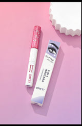 QIBEST Double Headed Diamond Glitter Mascara Long Lasting Colored Mascara Eyelashes Pink Blue Red Voluminous Waterproof Mascara