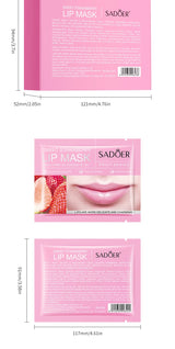 3/5/10/20/30pcs Pink Moisturizing Lips Mask Nourishing Hydrating Crystal Collagen Gel Lip Patches Lip Plumper Sexy Lip Skin Care