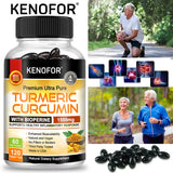 Kenofor Curcumin Antioxidant - Helps Reduce Post-exercise Inflammation and Supports Joint Health, Non-GMO, Gluten-free