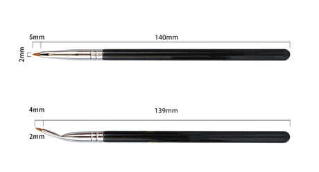 LOYBJ Bend Head Eyeliner Brush Eye Detail Makeup Brush Under Eyes Tear Trough Concealer Brush Women Fine Liner Beauty Maquiagem