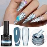 PUENTE 7.5ML Nude Shade Moonlight Cat Magnetic Gel Nail Polish Ultra-Bright Cat Eye Soak Off UV Semi-Permanent Varnish Manicure