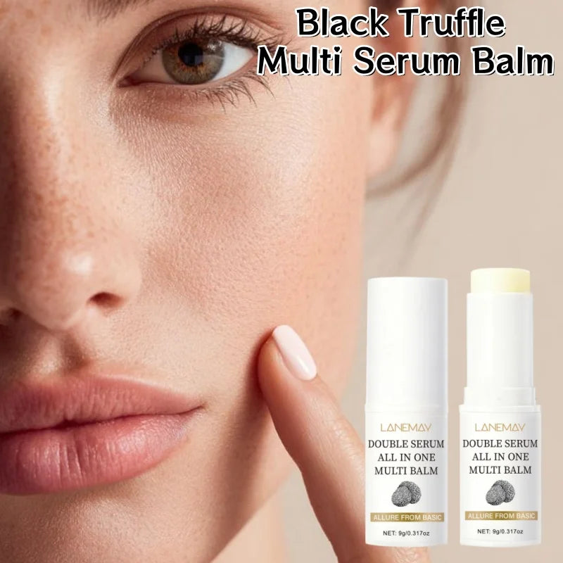Black Truffle All-in-one Multi Serum Stick 9g Moisturizing Glowy Finish Solid Skin Cream Relieve Dry Skin Enhance Elasticity