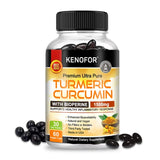 Kenofor Curcumin Antioxidant - Helps Reduce Post-exercise Inflammation and Supports Joint Health, Non-GMO, Gluten-free