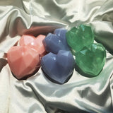 1/3/5pcs mix Diamond Heart Handmade Soap Wedding Gift Set Facial Soap with Chamomile Fragrance Essential Oil Soap